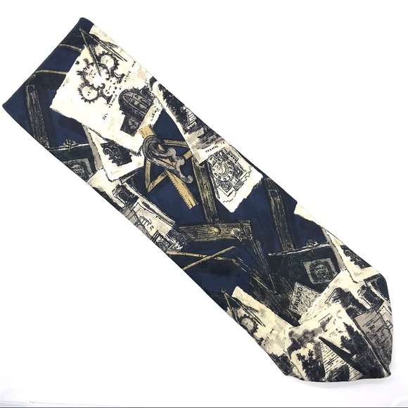 Structure tie, architect / architectural theme - Picture 1 of 9